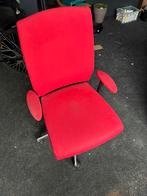 Comfortabele rode bureaustoel, Gebruikt, Ophalen of Verzenden, Bureaustoel, Rood