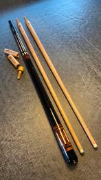 Biljartkeu Alcalde met twee originele toppen, Ophalen of Verzenden, Zo goed als nieuw, Keu of Ballen