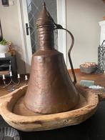 Marokkaanse koperen kan met deksel Aura Peeperkorn style, Antiek en Kunst, Antiek | Koper en Brons, Ophalen