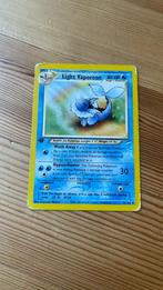 1st Edition Light Vaporeon (EN) - Base Set, Verzenden, Zo goed als nieuw, Losse kaart