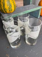 4 longdrink glazen van Hilversumsche Golfclub, Verzamelen, Glas en Borrelglaasjes, Ophalen, Zo goed als nieuw, Overige typen
