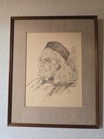 Portret Tekening Th. Molkenboer - Gesigneerd '99, Ophalen of Verzenden