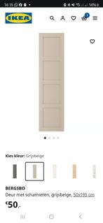 Ikea Bergsbo Deur Grijsbeige/Taupe, Huis en Inrichting, Ophalen of Verzenden, Zo goed als nieuw, 50 tot 100 cm, Minder dan 100 cm