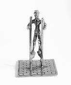 Zilveren miniatuur steltloper ⭐, Verzenden, Zilver