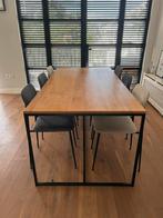 Eetkamertafel (VM design Soho) met 6 stoelen  - Loods5, Ophalen, Zo goed als nieuw, Modern, 4 tot 6 stoelen