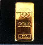 Mooie Gold aansteker met rode vlam, Verzenden, Zo goed als nieuw, Aansteker