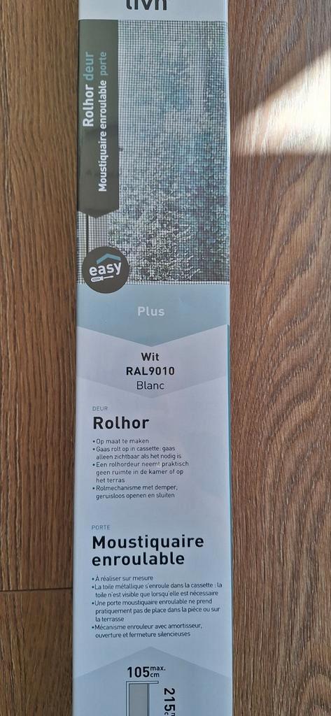 Rolhor deur 105x215 wit nieuwin originele verpak. ongeopend, Huis en Inrichting, Stoffering | Gordijnen en Lamellen, Nieuw, 200 cm of meer
