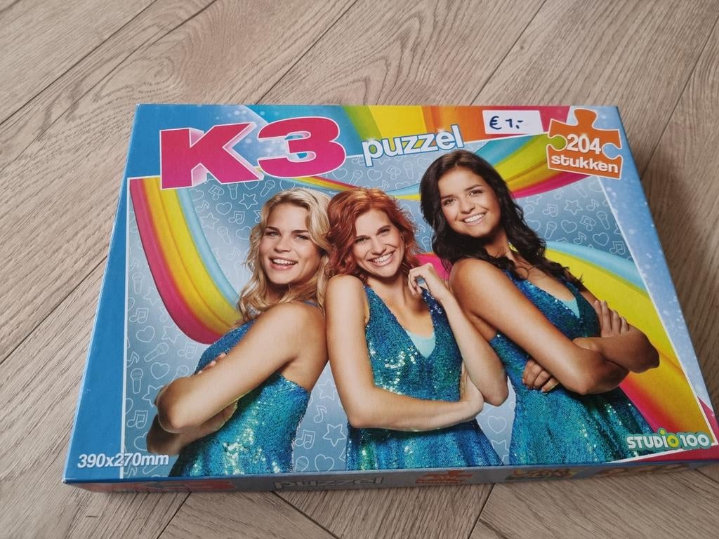 K3 Puzzel - 204 Stukjes, Ophalen of Verzenden, Zo goed als nieuw