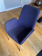 6 eetkamer fauteuils paars, Ophalen, Gebruikt, Minder dan 75 cm, Stof
