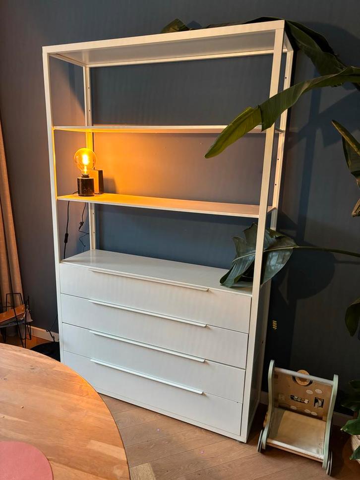 Ikea Fjalkinge Kast, Huis en Inrichting, Kasten | Boekenkasten, Gebruikt, 50 tot 100 cm, 150 tot 200 cm, 25 tot 50 cm, Met lade(s)