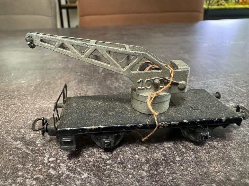 Märklin HO 366 vintage kraanwagen, Hobby en Vrije tijd, Modeltreinen | H0, Wisselstroom, Gebruikt, Wagon, Ophalen of Verzenden