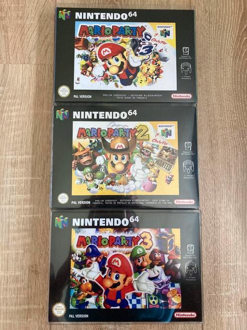 Mario Party 1 2 en 3 N64, Spelcomputers en Games, Games | Nintendo 64, Zo goed als nieuw, 3 spelers of meer, Vanaf 3 jaar, Ophalen of Verzenden