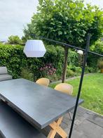 Design zwarte buitenlamp met witte kap, Tuin en Terras, Buitenverlichting, Ophalen, Kunststof, Gebruikt, Staande lamp