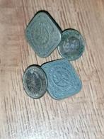 Manchetknopen Nederland stil verzet Wilhelmina, Ophalen of Verzenden, Landmacht, Nederland, Kunstobject