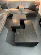 Donkerbruine Salontafel, Huis en Inrichting, Tafels | Salontafels, Ophalen, Gebruikt, 100 tot 150 cm, 50 tot 100 cm