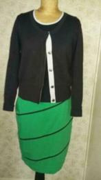 Blue river donkerblauw polkadot vest college style, Kleding | Dames, Maat 38/40 (M), Blauw, Ophalen of Verzenden, Zo goed als nieuw