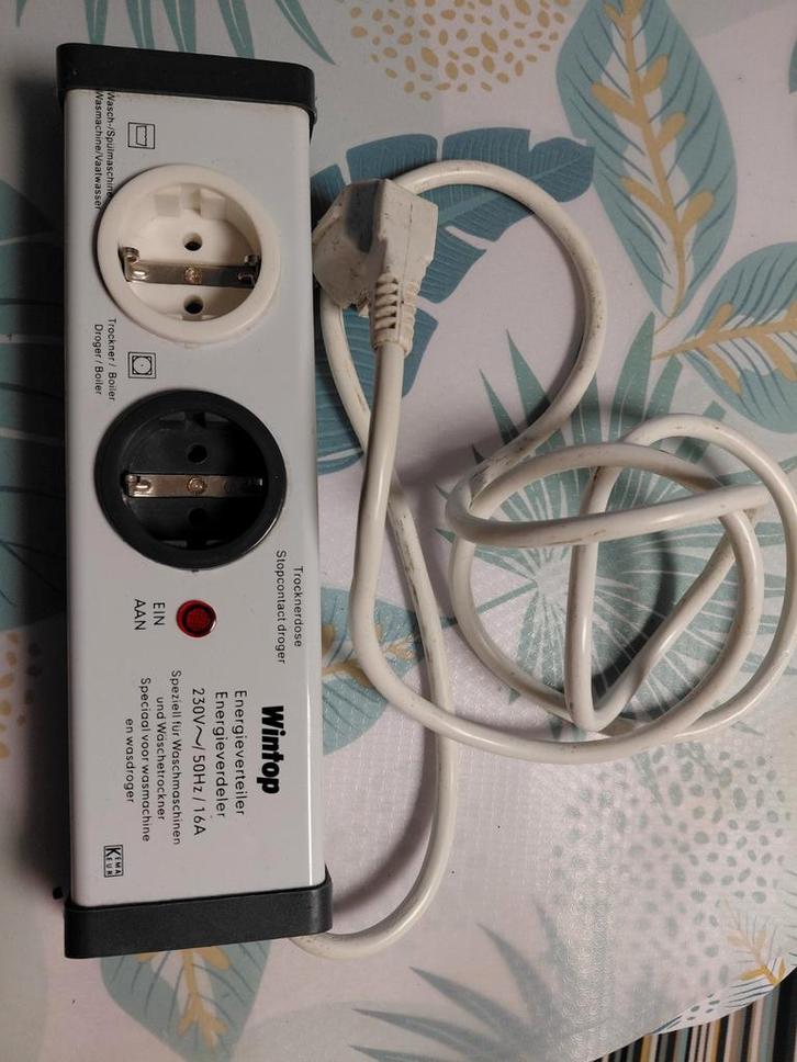 Wintop Energieverdeler Stopcontactblok, Doe-het-zelf en Verbouw, Elektra en Kabels, Gebruikt, Stopcontact, Ophalen of Verzenden