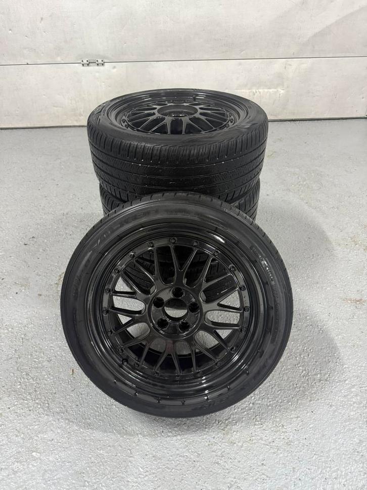 5x100 velgen 17inch bbs look, Auto-onderdelen, Banden en Velgen, Banden en Velgen, Zomerbanden, 17 inch, 215 mm, Ophalen of Verzenden