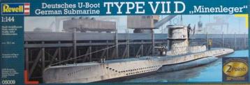 Revell U-Boot Type VII D 1:144 - Zeldzaam Model beschikbaar voor biedingen