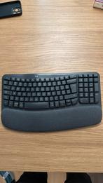 Logitech Wave toetsenbord, Computers en Software, Toetsenborden, Ophalen, Ergonomisch, Zo goed als nieuw, Draadloos
