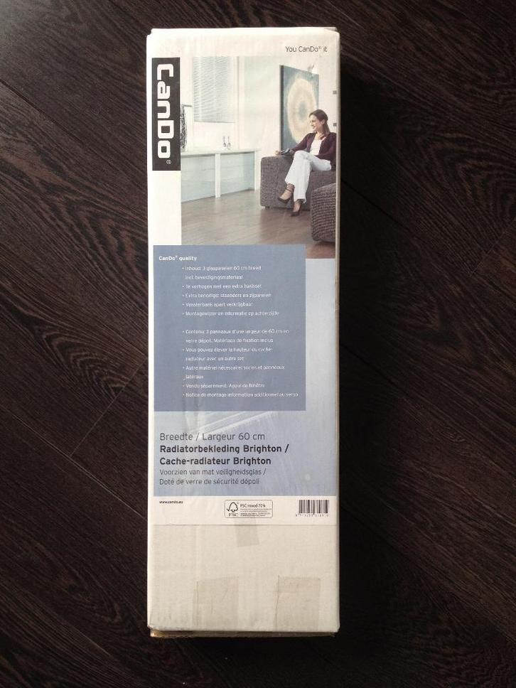 Radiatorbekleding CanDo 60cm (2x), Doe-het-zelf en Verbouw, Verwarming en Radiatoren, Nieuw, Overige typen, 30 tot 80 cm, 60 tot 150 cm