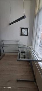 Glazen Hoekbureau met Organizer, Huis en Inrichting, Bureaus, Ophalen