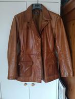 Lederen jas - lichtbruin/beige - XL - zo goed als nieuw, Outlet, Bruin, Maat 46/48 (XL) of groter, Ophalen of Verzenden