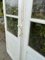 Te koop twee sets oude balkon deuren, Doe-het-zelf en Verbouw, Deuren en Horren, Ophalen, Gebruikt, Glas