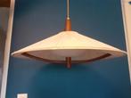 Vintage hanglamp teak, Huis en Inrichting, Minder dan 50 cm, Gebruikt, Hout, Teak hanglamp