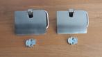 2x Toiletrolhouder RVS met klep merk Tiger, Ophalen, Minder dan 50 cm, Gebruikt, Overige typen