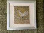 Aquarel Schilderij Léonie Lutomirski Statige Haan Jugendstil, Antiek en Kunst, Kunst | Schilderijen | Klassiek, Ophalen of Verzenden