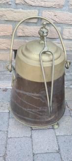 koperen doofpot met kolentang, Antiek en Kunst, Ophalen, Koper