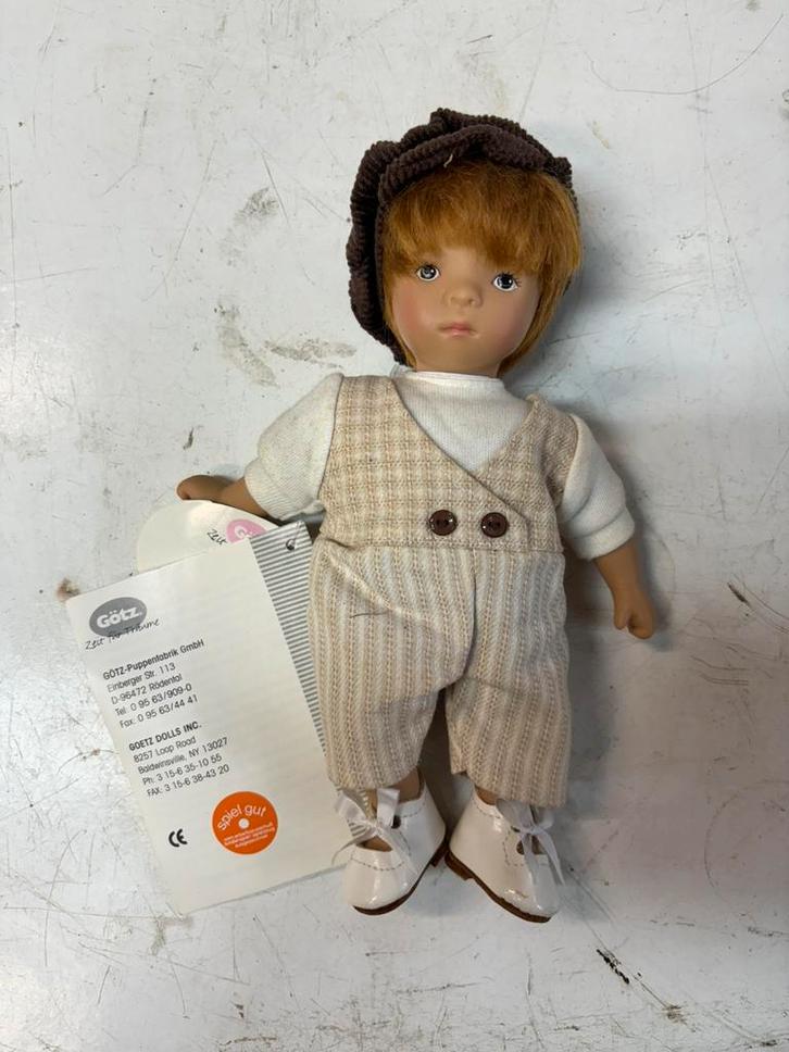 Götz Baby Pop 23 cm – Soft Body – In erg mooie staat, Verzamelen, Poppen, Ophalen of Verzenden