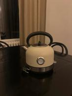 Waterkoker Crème Kleur vintage/retro look, Witgoed en Apparatuur, Waterkokers, 1 tot 2 liter, Ophalen of Verzenden, Gebruikt, Draadloos