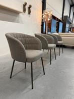 4 Nieuw Rolf Benz Noa Eetkamerstoelen Design stof Stoel, Nieuw, Ophalen of Verzenden, Vier, Stof