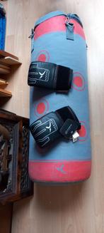 Zware Boksbal incl handschoenen, Sport en Fitness, Boksen, Ophalen, Gebruikt, Boksbal