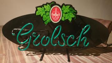 Grolsch in Neon verlichting beschikbaar voor biedingen