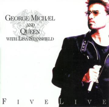 C.D. (1993) George Michael & Queen - Five Live (E.P.) beschikbaar voor biedingen