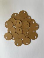 Prijskaartjes bruin prijsetiketten labels rond 3 cm, Ophalen of Verzenden, Nieuw