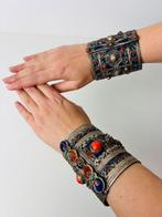 Antieke Berber zilveren armband, Sieraden, Tassen en Uiterlijk, Ophalen of Verzenden, Zilver, Armband