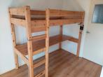 Eikenhouten hoogslaper, Huis en Inrichting, Slaapkamer | Stapelbedden en Hoogslapers, Ophalen, Hoogslaper, Eenpersoons, 210 cm
