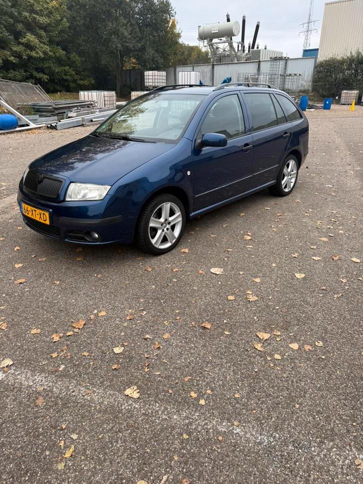 Skoda Fabia 2.0 Combi 85KW 2007 Blauw, Auto's, Skoda, Particulier, Benzine, E, Stationwagon, Handgeschakeld, Origineel Nederlands