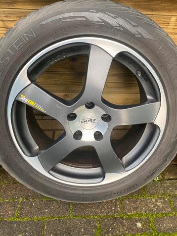 Tk set velgen met winterbanden 235x55x18 komen van mazda cx5 beschikbaar voor biedingen