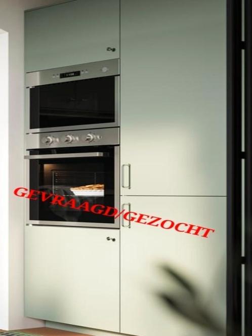 GEVRAAGD kast voor koel/ vriescombinatie en oven/magnetron, Huis en Inrichting, Keuken | Complete keukens, Zo goed als nieuw, Ophalen