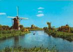 Holland molenland gelopen ansichtkaart ( a473 ), Ophalen of Verzenden, 1980 tot heden, Gelopen, Noord-Holland