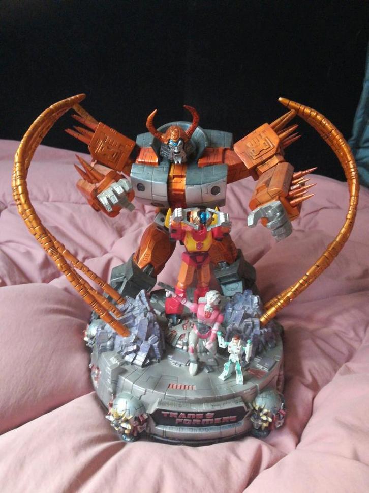 Transformers unicron beeld, Verzamelen, Transformers, Gebruikt, G1, Overige rassen, Ophalen of Verzenden