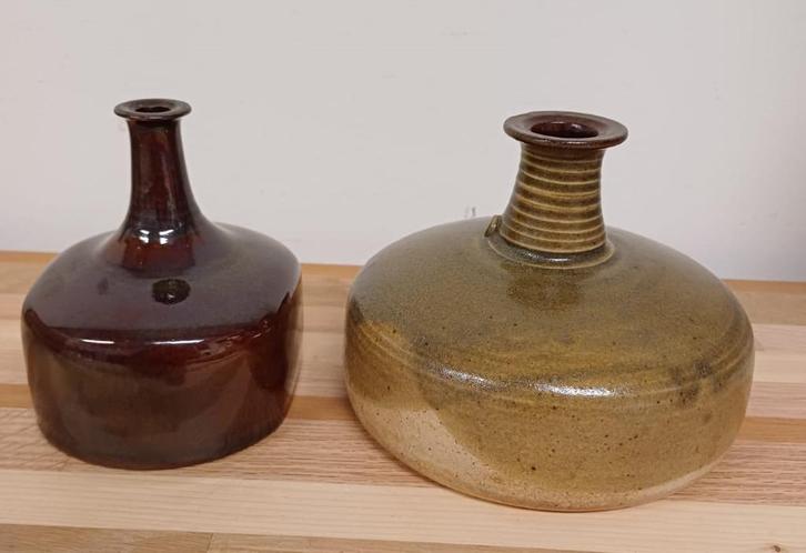 2 Gabriel Vach Ceramic Pottery vaasjes, Antiek en Kunst, Antiek | Keramiek en Aardewerk, Ophalen of Verzenden