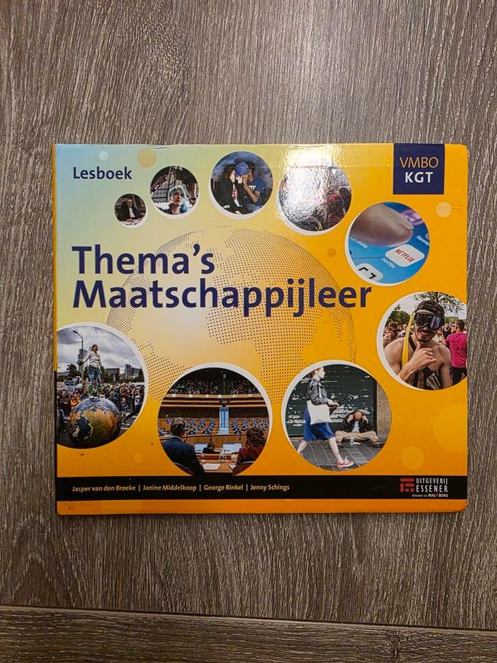 Thema's Maatschappijleer VMBO - Essener, Boeken, Schoolboeken, Zo goed als nieuw, Maatschappijleer, VMBO, Ophalen of Verzenden