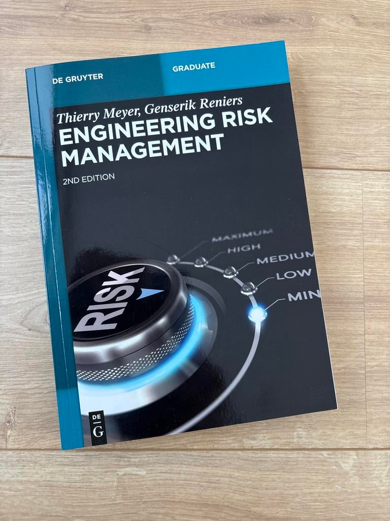 Nieuw Engineering Risk Management - Meyer & Reniers, Boeken, Techniek, Nieuw, Overige onderwerpen, Ophalen of Verzenden