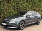 Skoda Superb Combi 1.4 TSI iV Sportline Trekhaak Camera, Auto's, Skoda, Gebruikt, Zwart, USB, Plug-in hybride